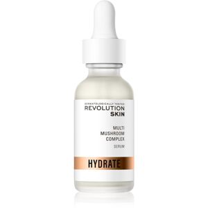 Revolution Skincare Hydrate Multi Mushroom Complex hloubkově vyživující a hydratační sérum pro rozjasnění pleti 30 ml
