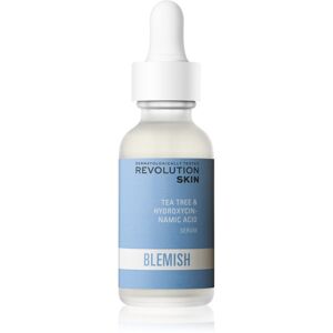 Revolution Skincare Blemish Tea Tree & Hydroxycinnamic Acid zklidňující sérum proti zarudnutí pleti pro mastnou a problematickou pleť 30 ml