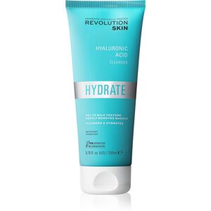 Revolution Skincare Hydrate Hyaluronic Acid jemný čisticí gelový krém 200 ml