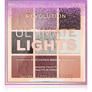 Makeup Revolution Ultimate Lights paletka očních stínů odstín Smoke 8,1 g