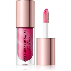 Makeup Revolution Ceramide Swirl hydratační lesk na rty odstín Sweet Soft Pink 4,5 ml