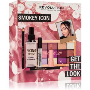 Makeup Revolution Get The Look Smokey Icon dárková sada (pro dokonalý vzhled)