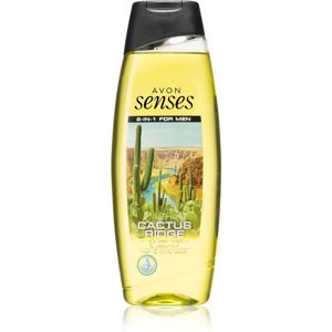 Avon Senses Cactus Ridge sprchový gel na tělo a vlasy pro muže 500 ml