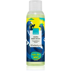 Avon Travel Kit Ride The Wave sprchový gel a šampon 2 v 1 100 ml