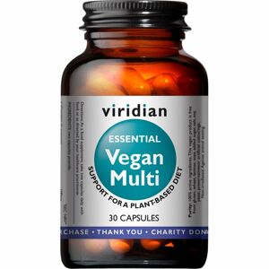 Viridian Nutrition Essential Vegan Multi komplexní multivitamín s minerály vegan 30 ks