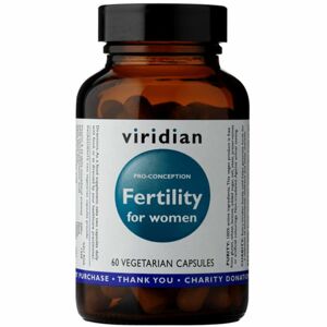 Viridian Nutrition Fertility for Women podpora plodnosti pro ženy 60 ks