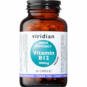 Viridian Nutrition High Potency Vitamin B12 1000ug podpora správného fungování organismu 60 ks