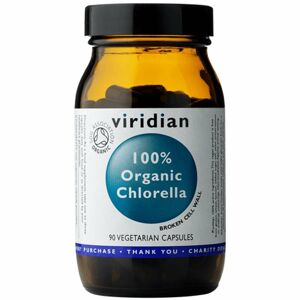 Viridian Nutrition 100% Organic Chlorella přírodní antioxidant 90 ks