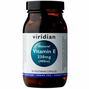 Viridian Nutrition Vitamin E 330 mg 400 iu přírodní antioxidant 90 ks