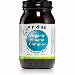 Viridian Nutrition Organic Mineral Complex podpora správného fungování organismu 90 ks