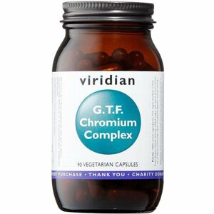 Viridian Nutrition G.T.F. Chromium Complex podpora normální hladiny krevního cukru 90 ks