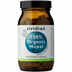 Viridian Nutrition 100% Organic Nopal prášek v BIO kvalitě 90 ks