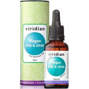 Viridian Nutrition Vegan EPA & DHA podpora správného fungování organismu 30 ml