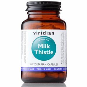 Viridian Nutrition Milk Thistle doplněk stravy pro podporu funkce jater 30 ks