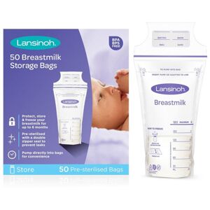 Lansinoh Breastfeeding Breastmilk Storage Bags sáček na uchování mateřského mléka 50 ks