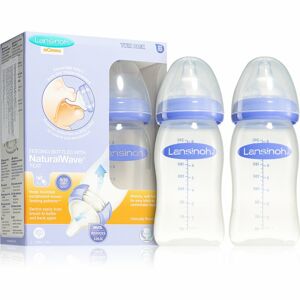 Lansinoh NaturalWave kojenecká láhev Medium 2x240 ml