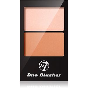 W7 Cosmetics Duo Blusher tvářenka se štětečkem odstín 03 7 g
