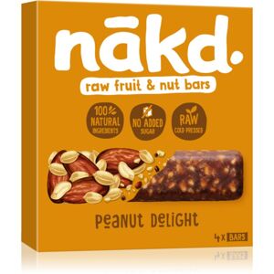 NAKD Peanut Delight set ovocných tyčinek s ořechy 4x35 g