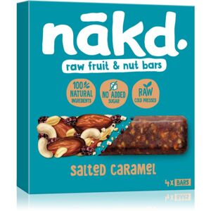 NAKD Salted Caramel set ovocných tyčinek 4x35 g