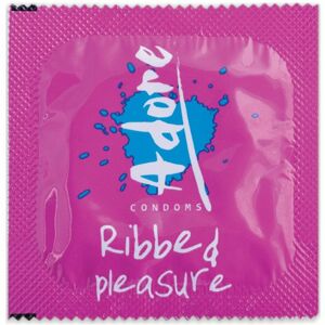 Pasante Adore Ribbed Pleasure kondomy 144 ks