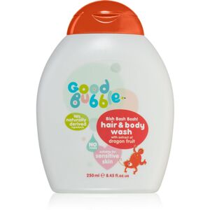 Good Bubble Hair & Body Wash Dragon Fruit mycí emulze a šampon pro děti od narození Dragon Fruit 250 ml