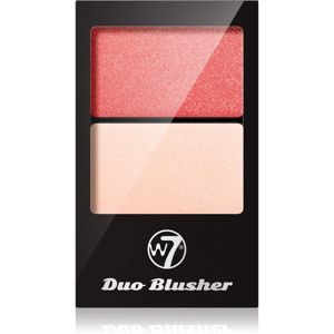 W7 Cosmetics Duo Blusher tvářenka se štětečkem odstín 02 7 g