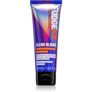 Fudge Care Clean Blonde fialový tónovací šampon pro blond vlasy 50 ml