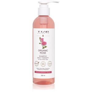 T-LAB Organics Organic Rose Daily Therapy Shampoo zklidňující šampon pro všechny typy vlasů ml