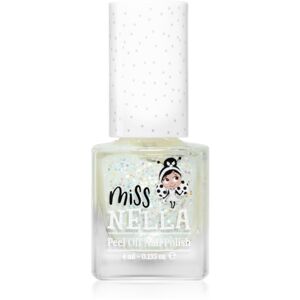 Miss Nella Peel Off Nail Polish lak na nehty pro děti MN25 Confetti Clouds 4 ml