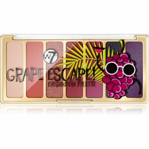 W7 Cosmetics Grape Escape! paletka pudrových očních stínů 15,4 g