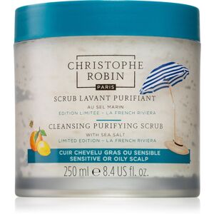 Christophe Robin Cleansing Purifying Scrub with Sea Salt La French Riviera čisticí šampon s peelingovým efektem limitovaná edice 250 ml