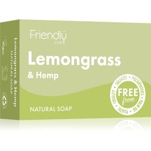 Friendly Soap Natural Soap Lemongrass & Hemp přírodní mýdlo 95 g