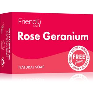Friendly Soap Natural Soap Rose Geranium přírodní mýdlo 95 g