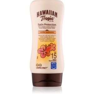 Hawaiian Tropic Satin Protection voděodolné mléko na opalování SPF 15 180 ml
