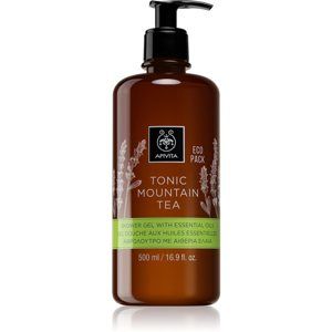 Apivita Tonic Mountain Tea jemný sprchový gel s esenciálními oleji