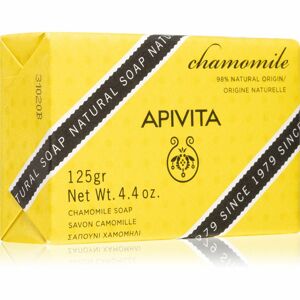 Apivita Natural Soap Chamomile čisticí tuhé mýdlo 125 g