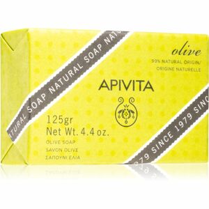Apivita Natural Soap Olive čisticí tuhé mýdlo 125 g