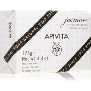 Apivita Natural Soap Jasmine čisticí tuhé mýdlo 125 g