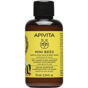 Apivita Kids Mini Bees dětský šampon na vlasy i tělo 75 ml