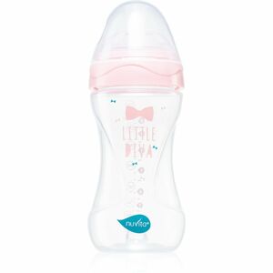 Nuvita Cool Bottle 3m+ kojenecká láhev Transparent pink 250 ml