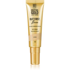 Dripping Gold But First Base rozjasňující báze pod make-up odstín Caramel 30 ml