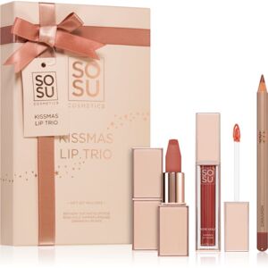 SOSU Cosmetics Kissmas Lip Trio dárková sada (na rty)