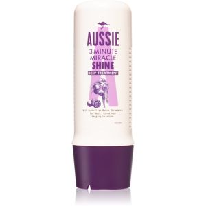 Aussie 3 Minute Miracle Shine tříminutová maska pro lesk a hebkost vlasů 250 ml