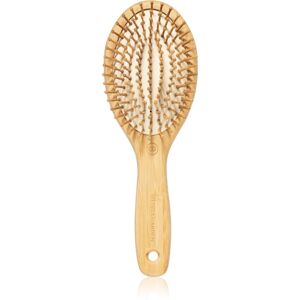 Olivia Garden Bamboo Touch plochý kartáč na vlasy a vlasovou pokožku M 1 ks