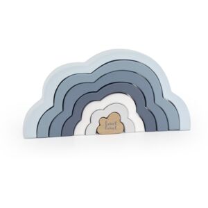 Label Label Rainbow Puzzle Cloud skládací duha Blue 1 ks