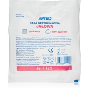 Apteo Gaza jałowa 1 m² gázové krytí k ošetření drobných povrchových poranění kůže 1 ks