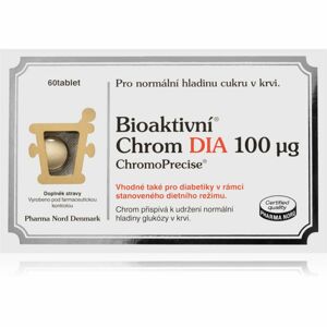 Pharma Nord Bioaktivní chrom DIA doplněk stravy pro udržení normální hladiny cukru v krvi 60 ks