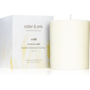 ester & erik scented candle linden blossom & hay (no. 13) vonná svíčka náhradní náplň 350 g