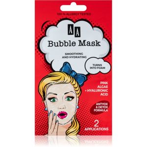 AA Cosmetics AA Bubble Mask hydratační vyhlazující maska 2 x 4 ml