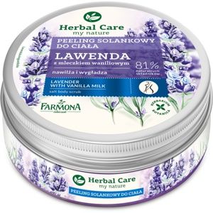 Farmona Herbal Care Lavender solný peeling s hydratačním účinkem